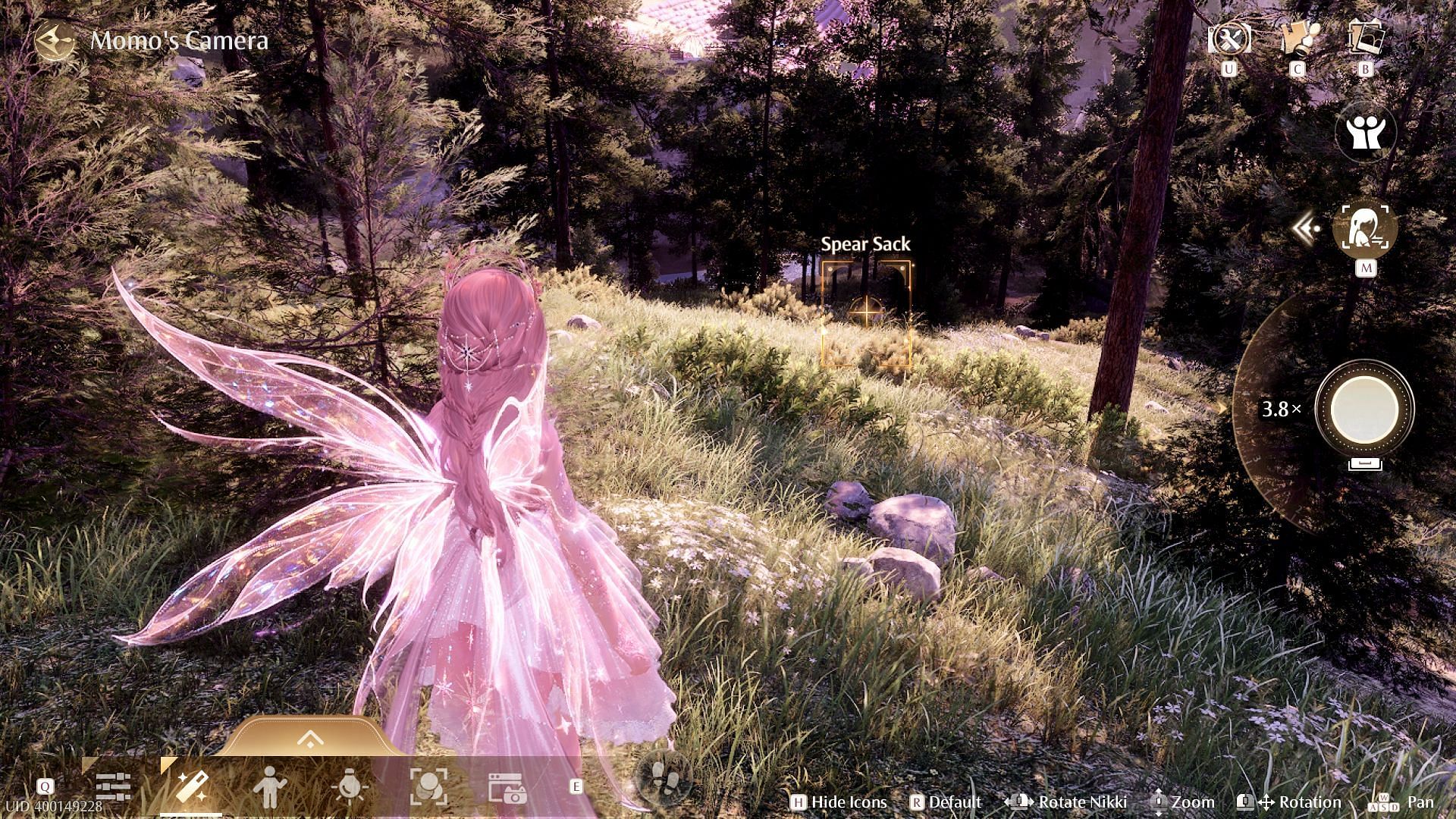 Photograph the Spear Sack from a distance (Image via Sportskeeda Gaming/Infold Games)